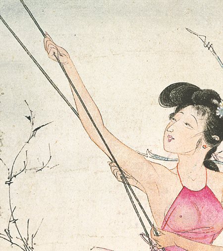 广南县-胡也佛的仕女画和最知名的金瓶梅秘戏图